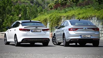 مقایسه طراحی کیا اپتیما و رنو تلیسمان